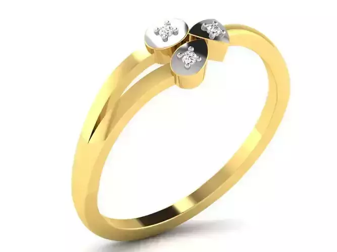Gold Engagement Ring With Diamonds 33