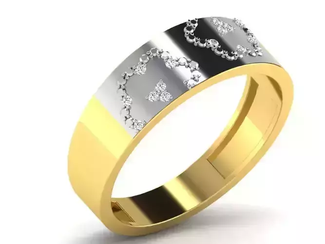 Gold Engagement Ring With Diamonds 37