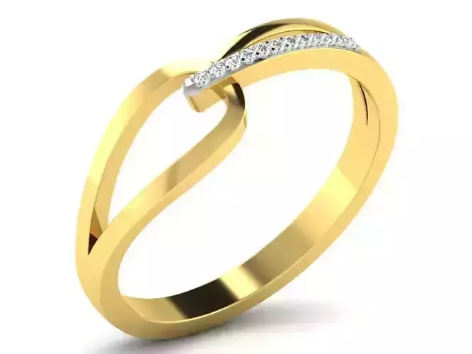 Gold Engagement Ring With Diamonds 38