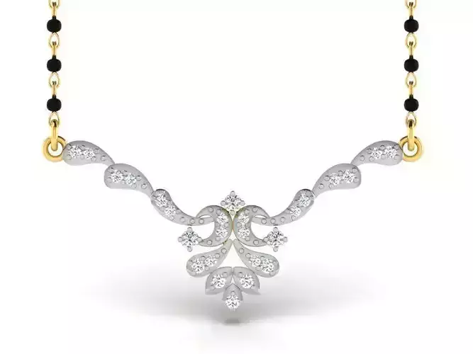 Necklace With Diamonds 1