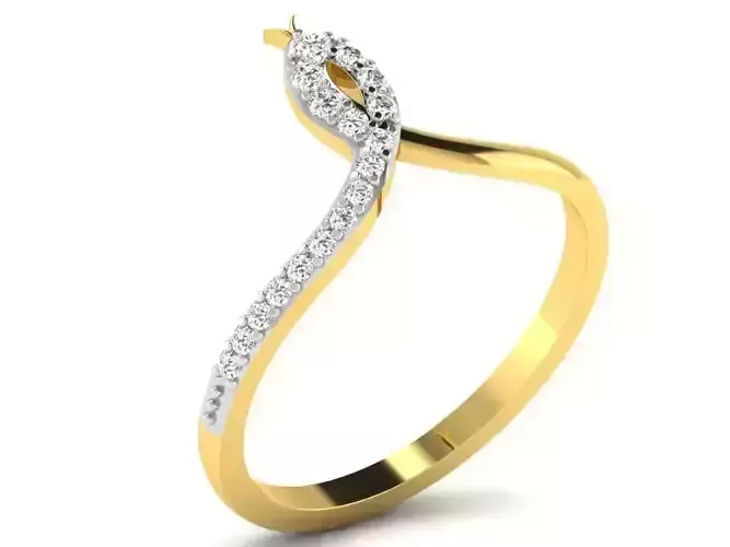 Gold Engagement Ring With Diamonds 48