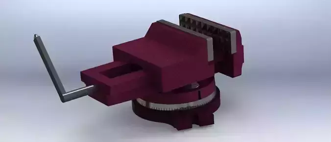 Swivel Machine Vice Free 3D model