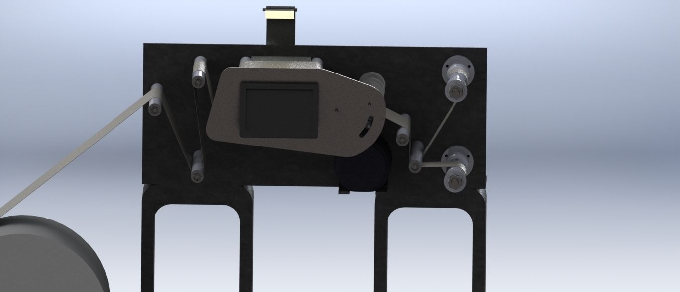 Paper Slitting Machine Free 3D model_6
