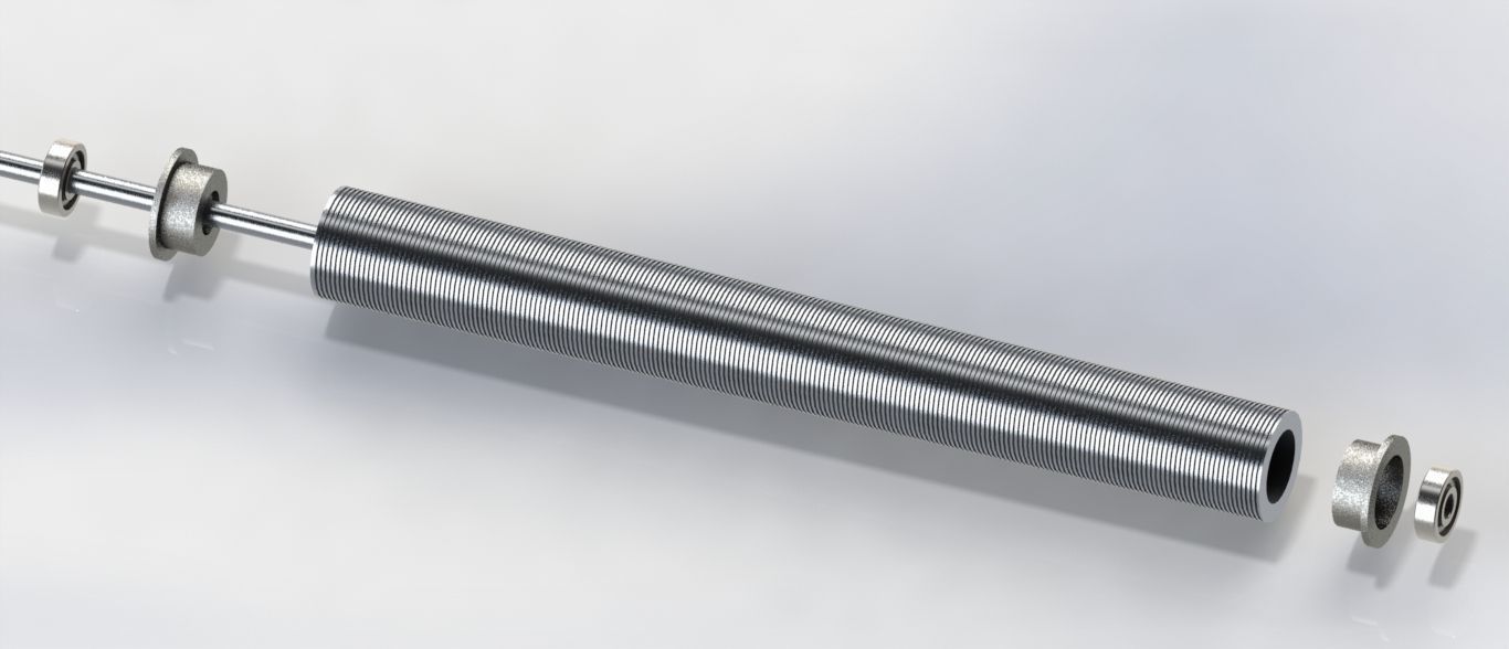 Paper Slitting Machine Free 3D model_9