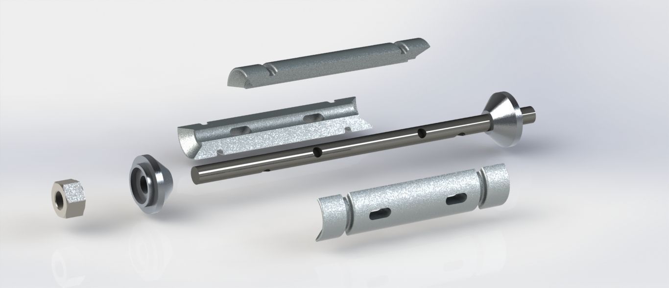 Paper Slitting Machine Free 3D model_12