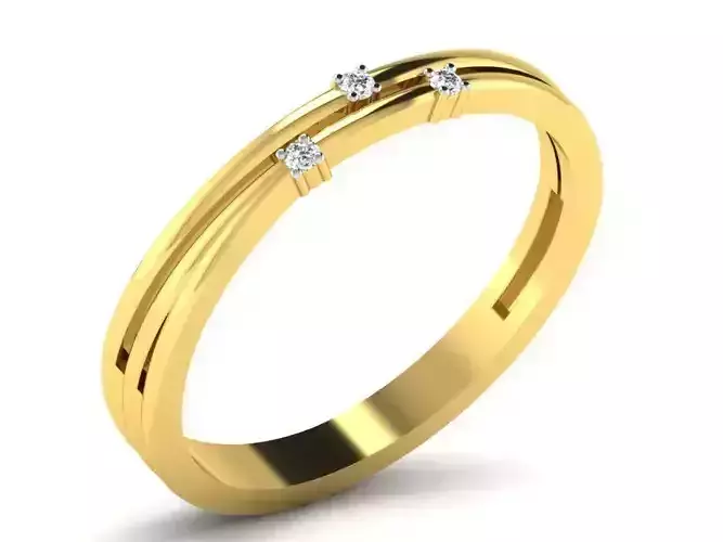 Gold Engagement Ring With Diamonds 53