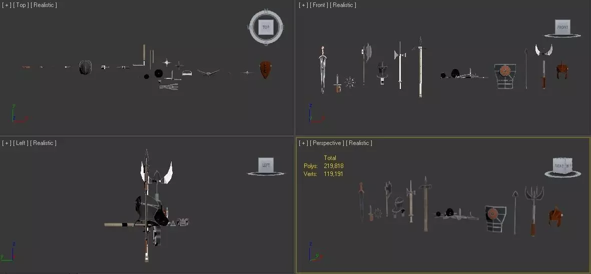 My 3D Models Low-poly 3D model_0