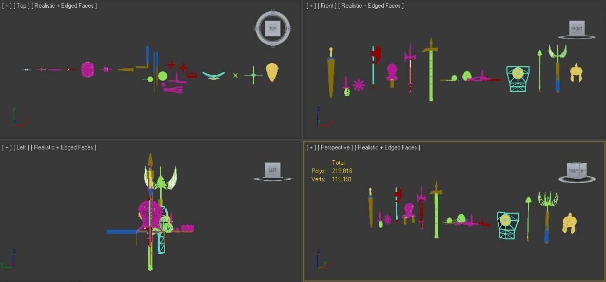 My 3D Models Low-poly 3D model_1