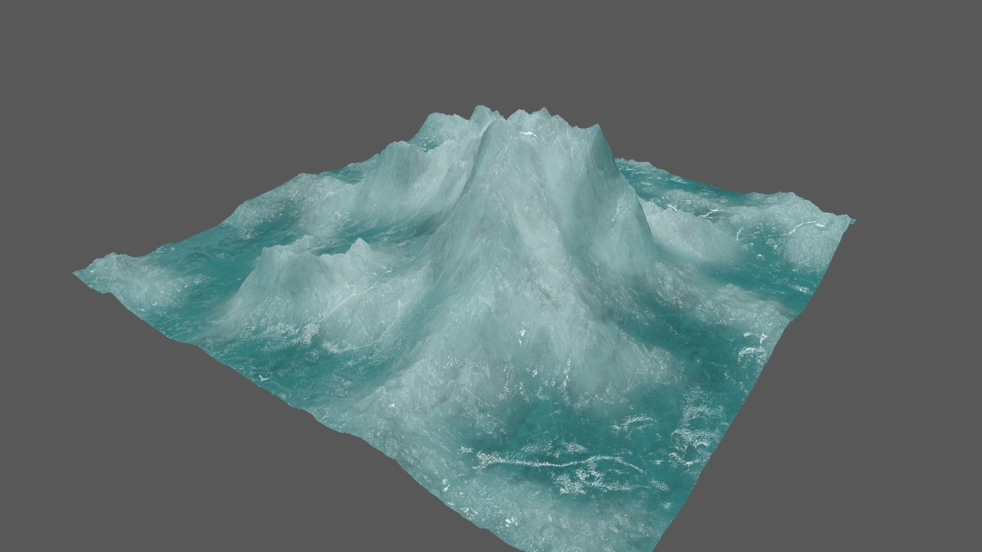 ice 3 iceberg Low-poly 3D model_10