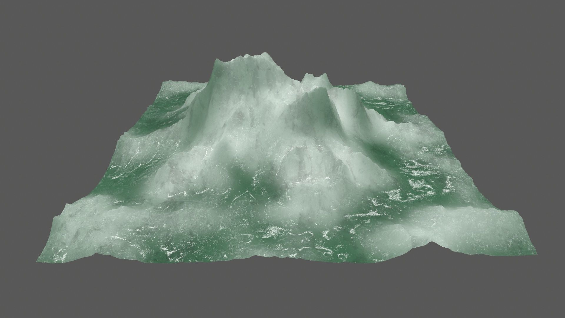 ice 4 mountain Low-poly 3D model_14