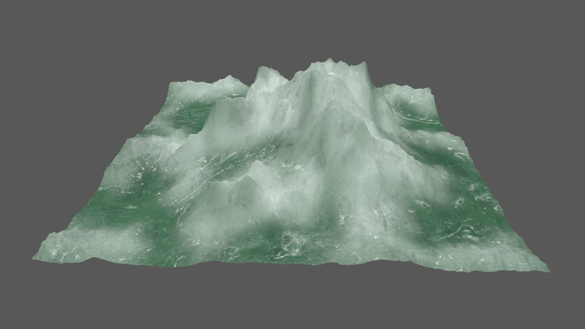 ice 4 mountain Low-poly 3D model_12