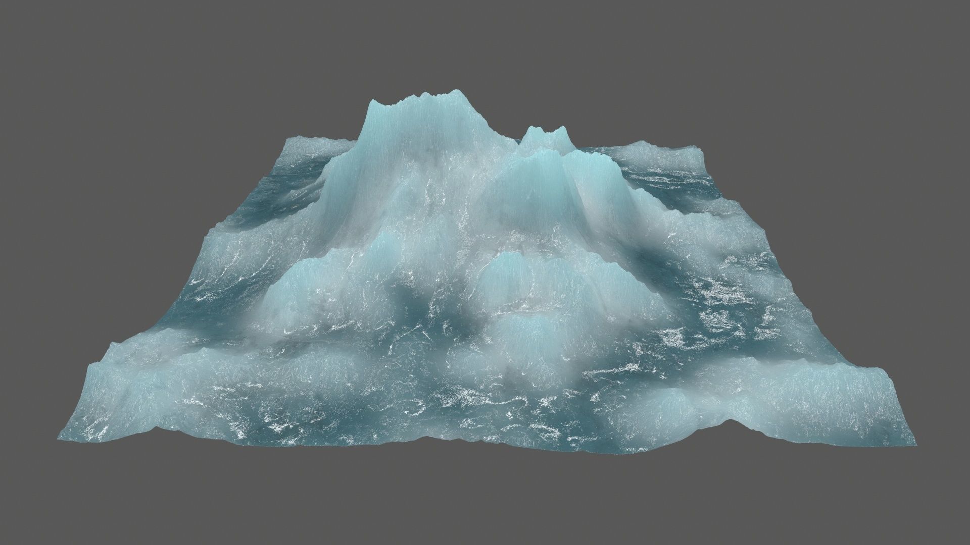 ice 5 iceberg 3D model_12
