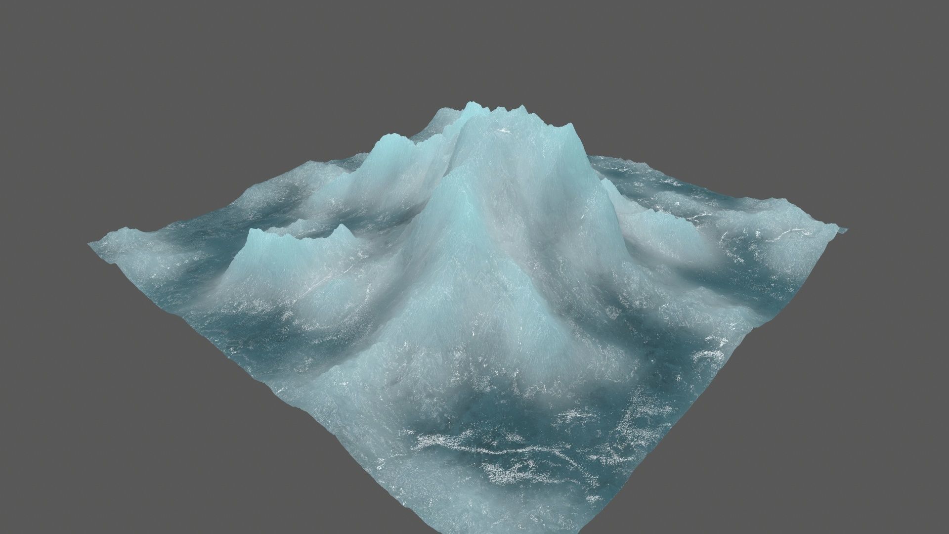 ice 5 iceberg 3D model_6