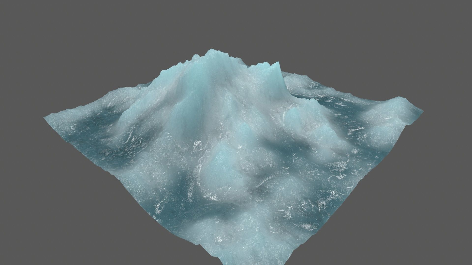 ice 5 iceberg 3D model_4