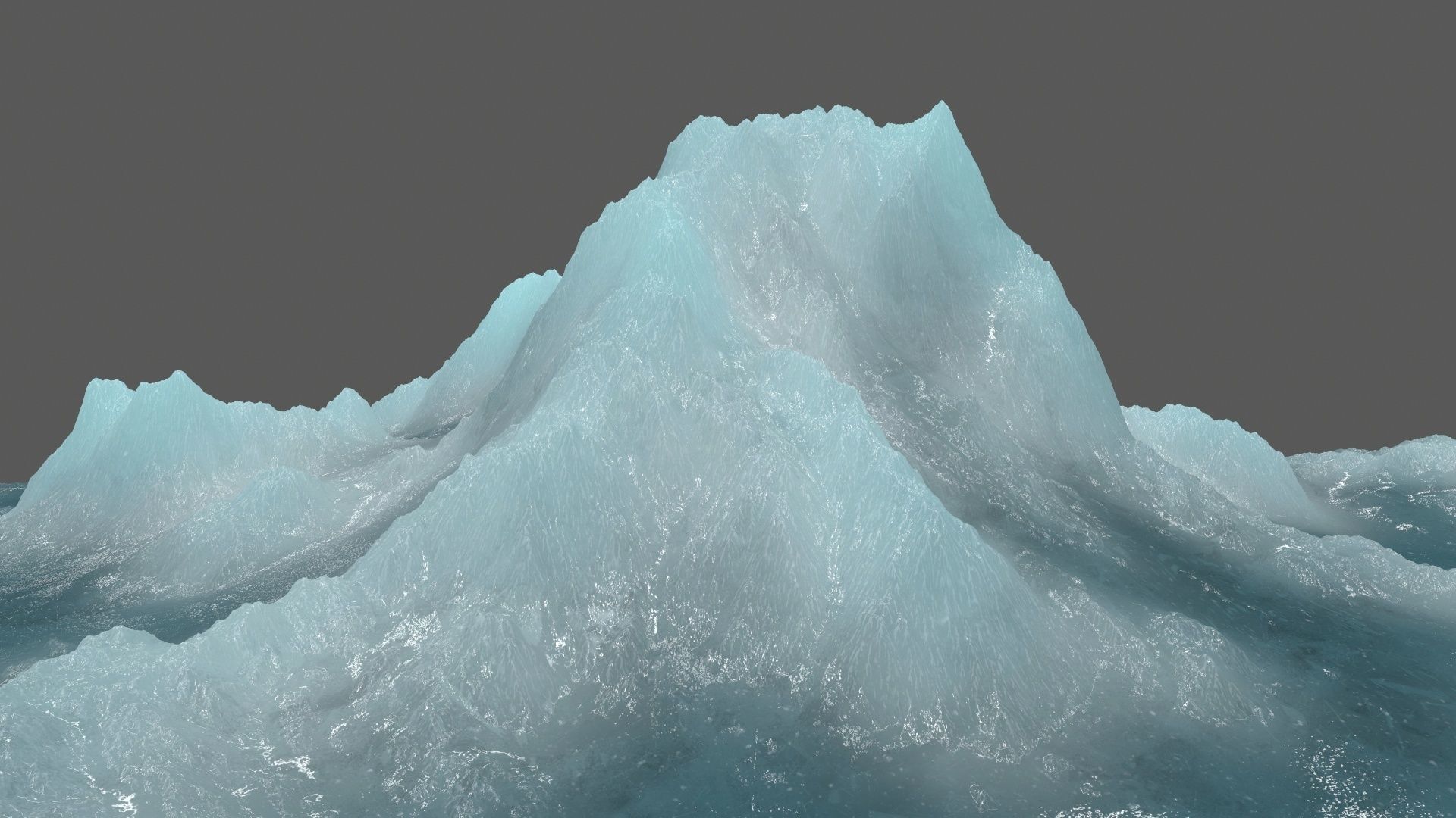 ice 5 iceberg 3D model_3