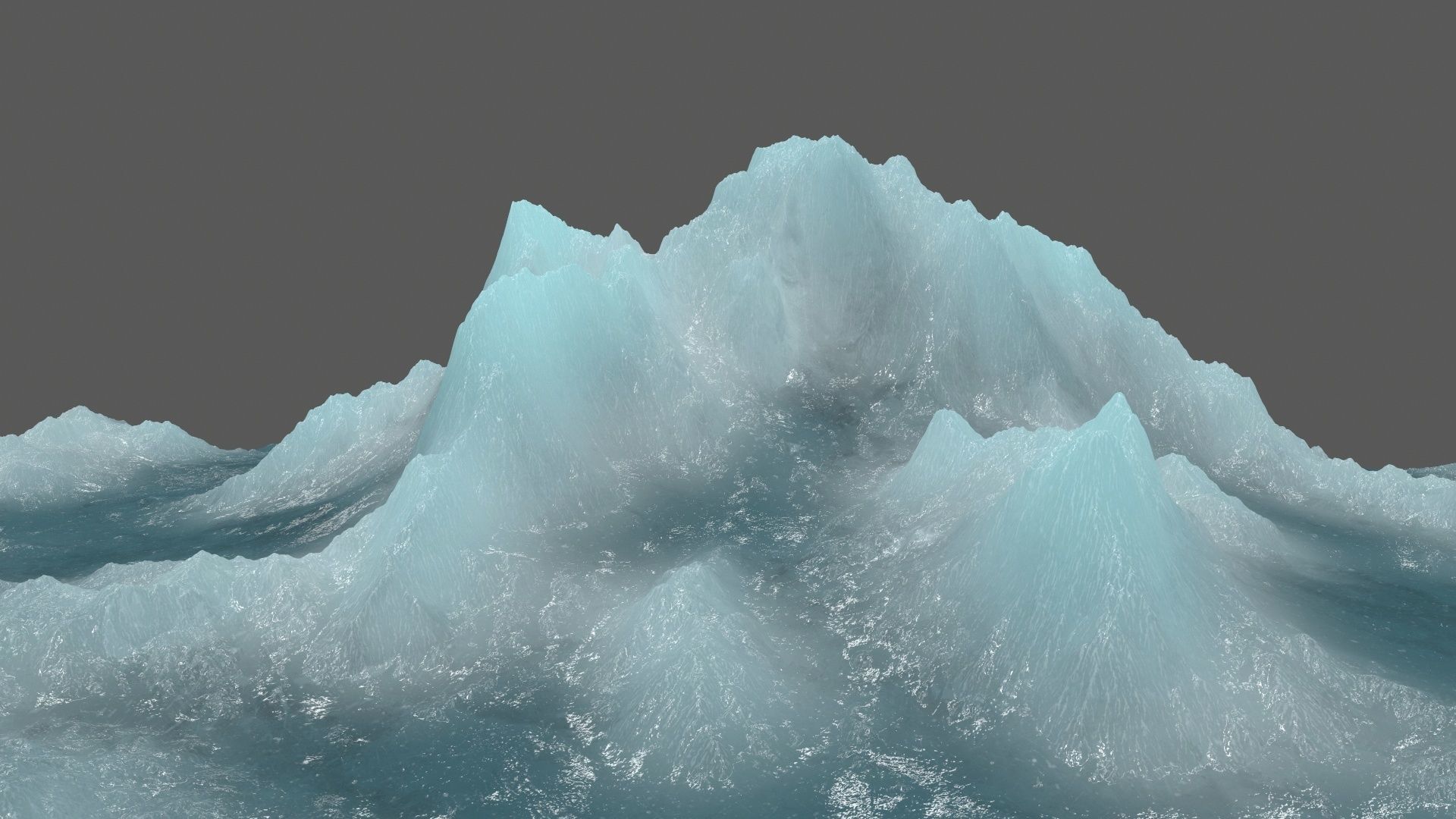 ice 5 iceberg 3D model_5