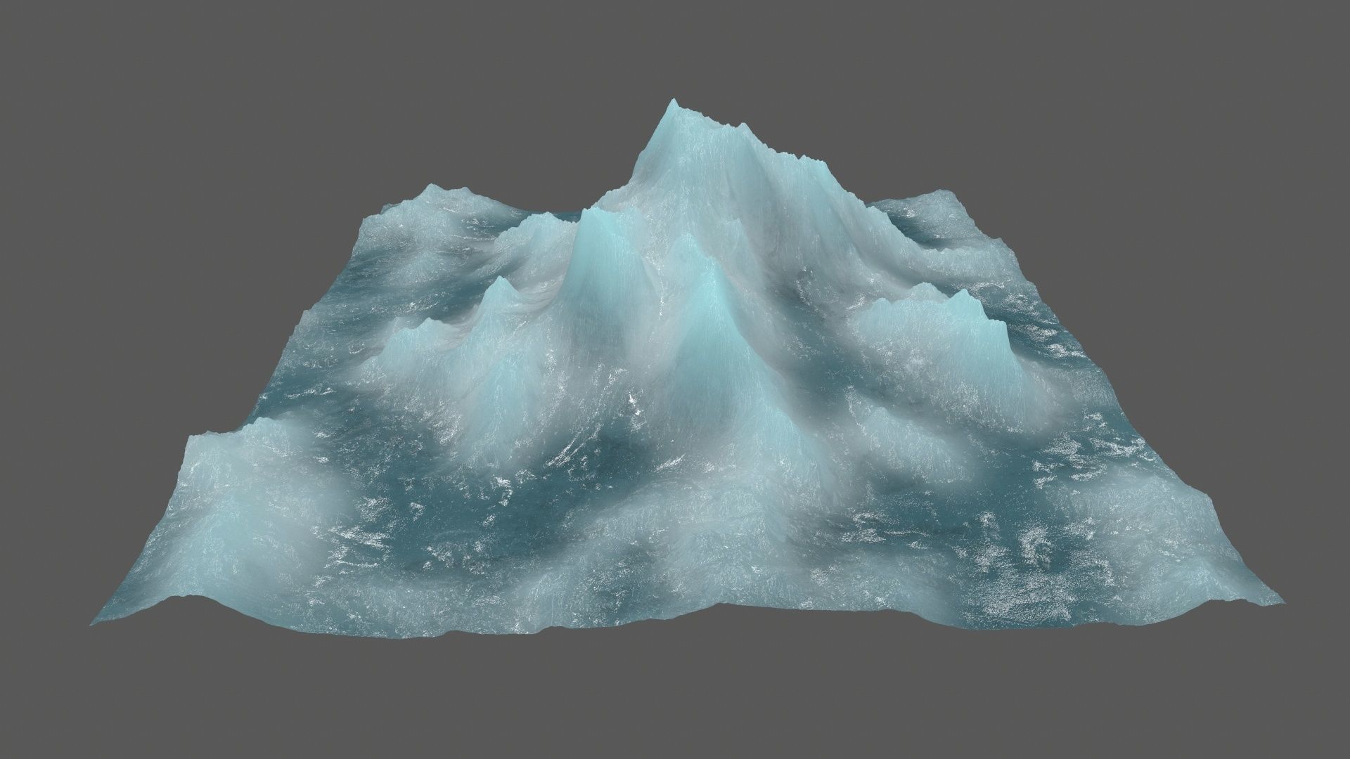 ice 5 iceberg 3D model_11
