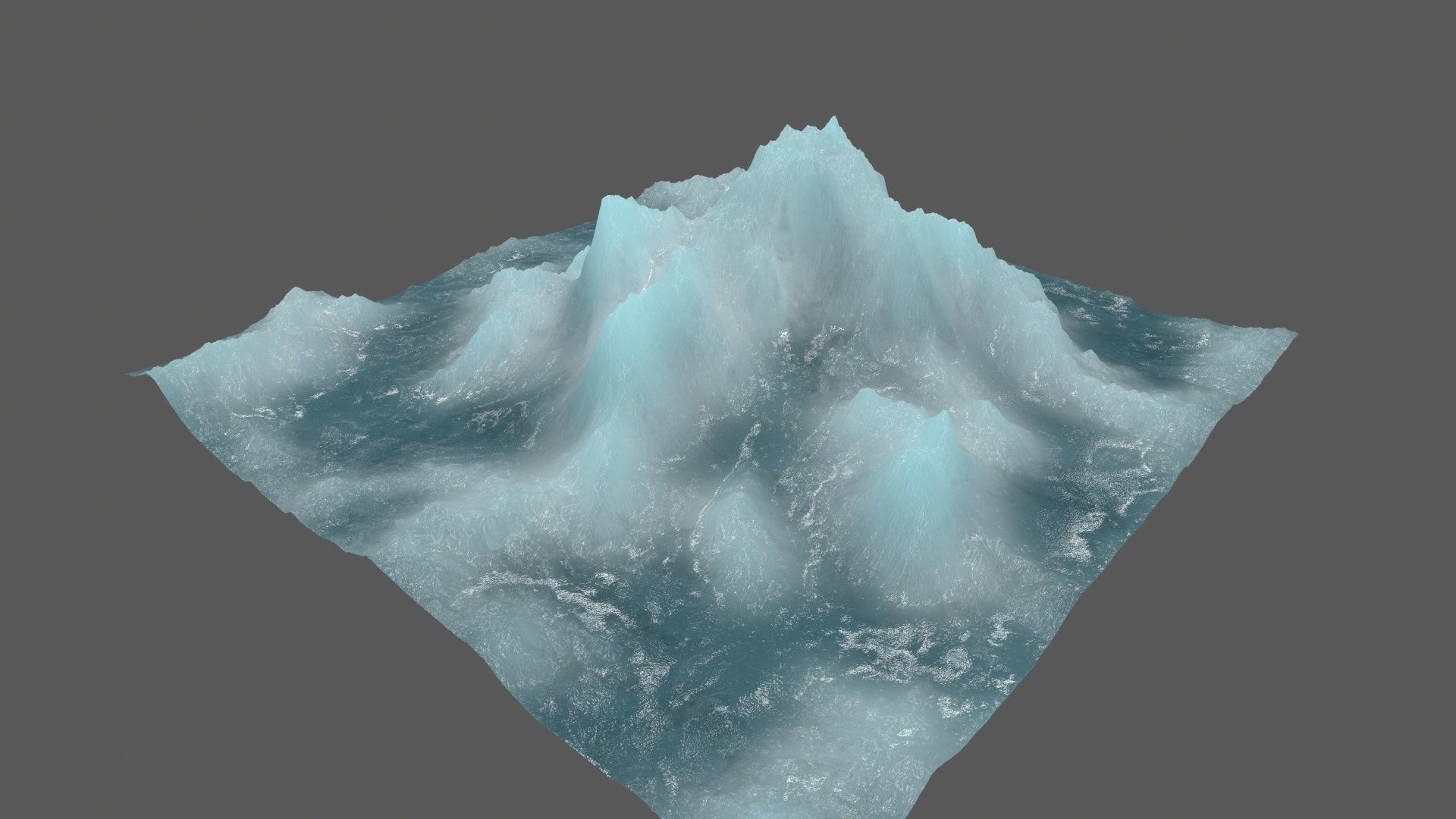 ice 5 iceberg 3D model_9