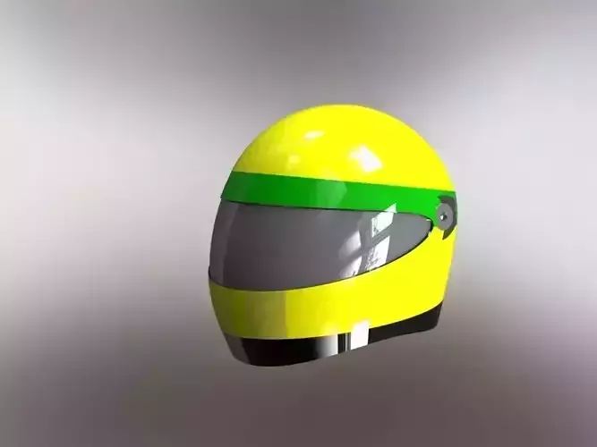 Aryton Sennas Helmet