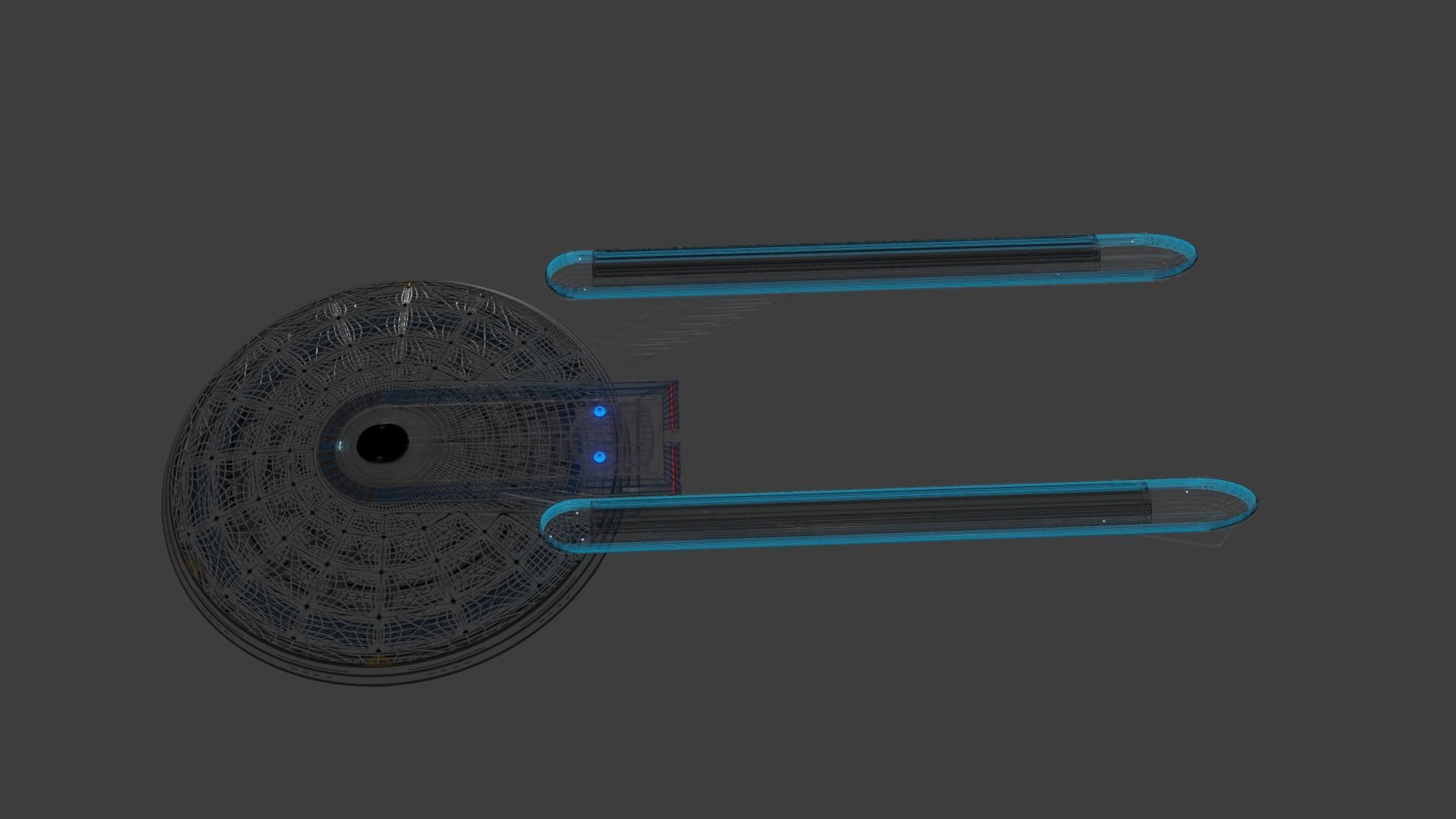 Rothwell Class Light Cruiser Free 3D model_5