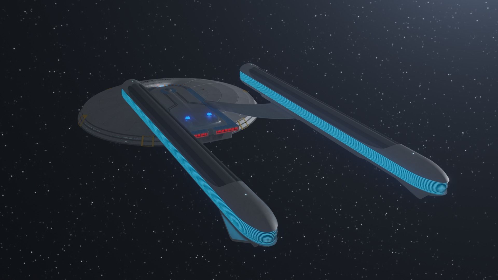 Rothwell Class Light Cruiser Free 3D model_3