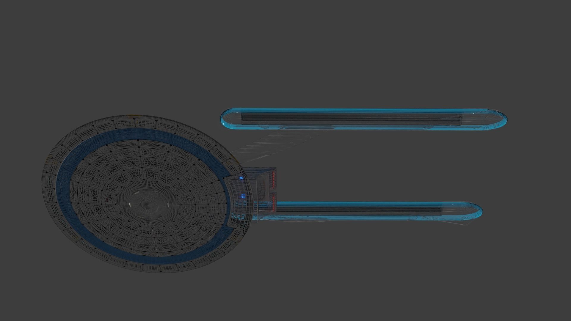 Rothwell Class Light Cruiser Free 3D model_4