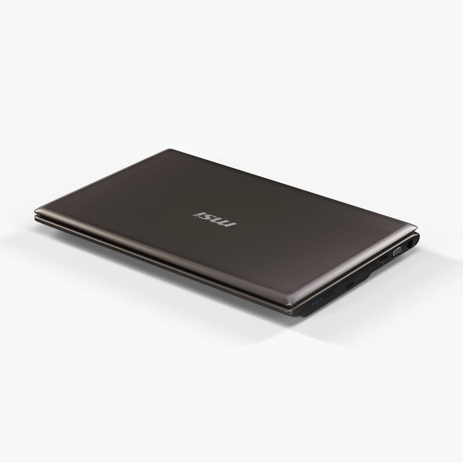 MSI CX61 2PC laptop Low-poly 3D model_11