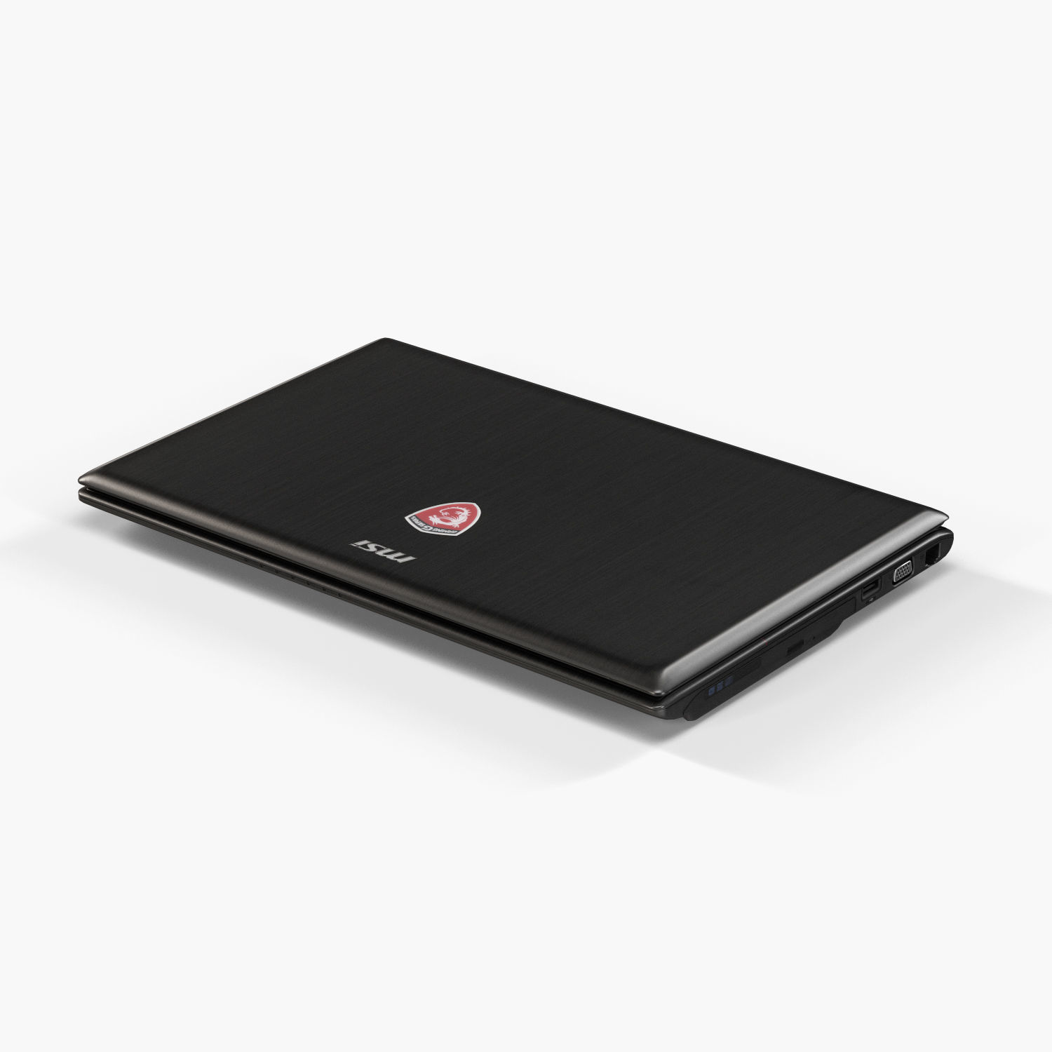 MSI GE60 2PL Apache gaming laptop Low-poly 3D model_11