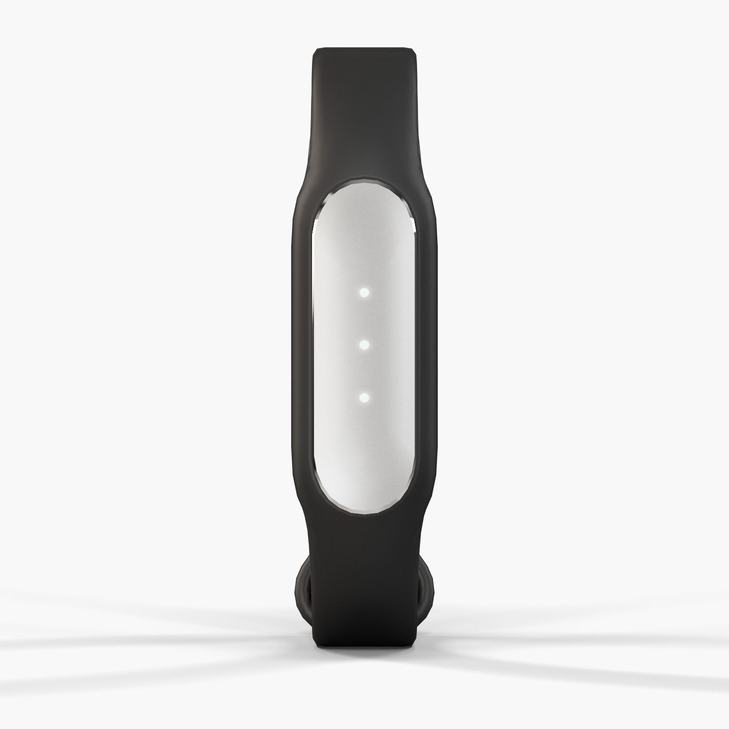 Xiaomi Mi Band Pulse 1S fitness activity tracker Low-poly 3D model_8