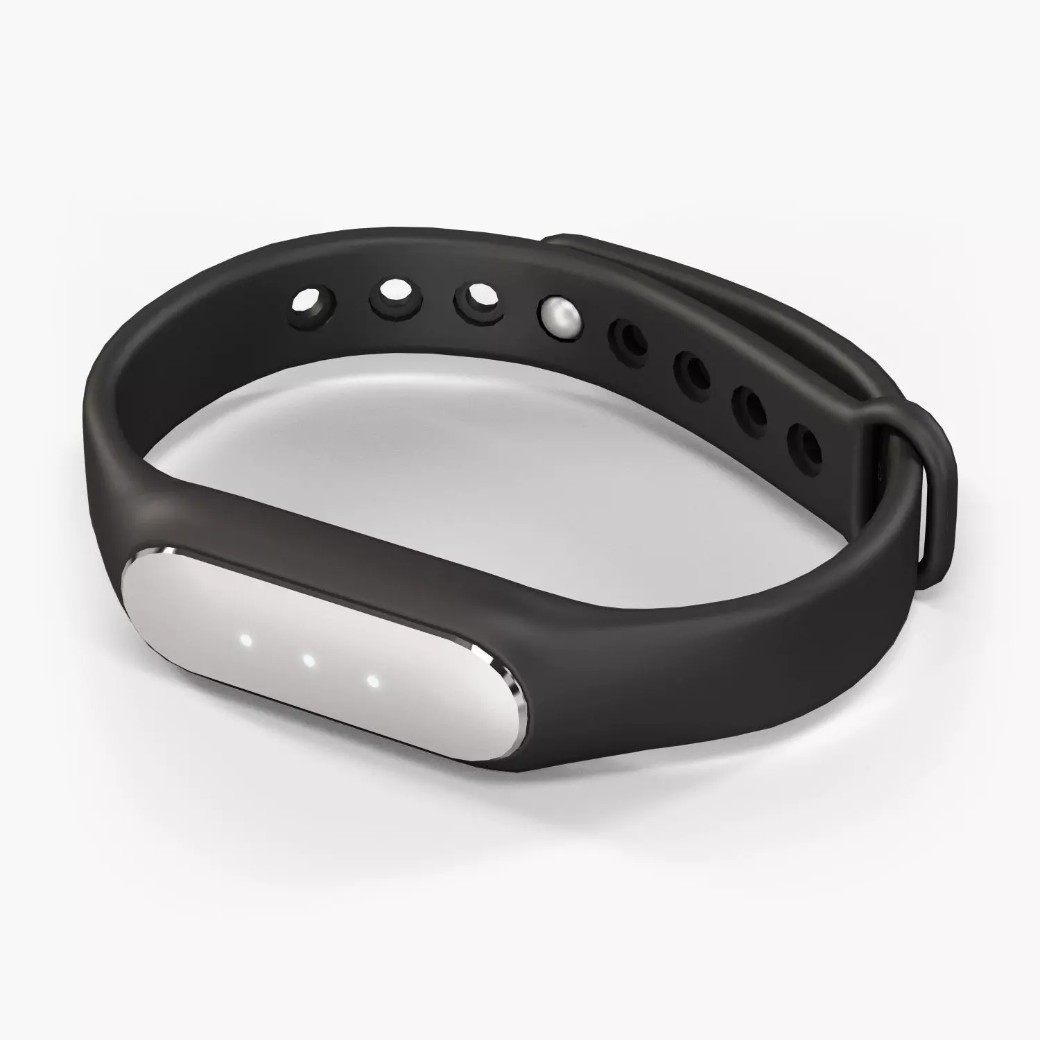 Xiaomi Mi Band Pulse 1S fitness activity tracker Low-poly 3D model_0