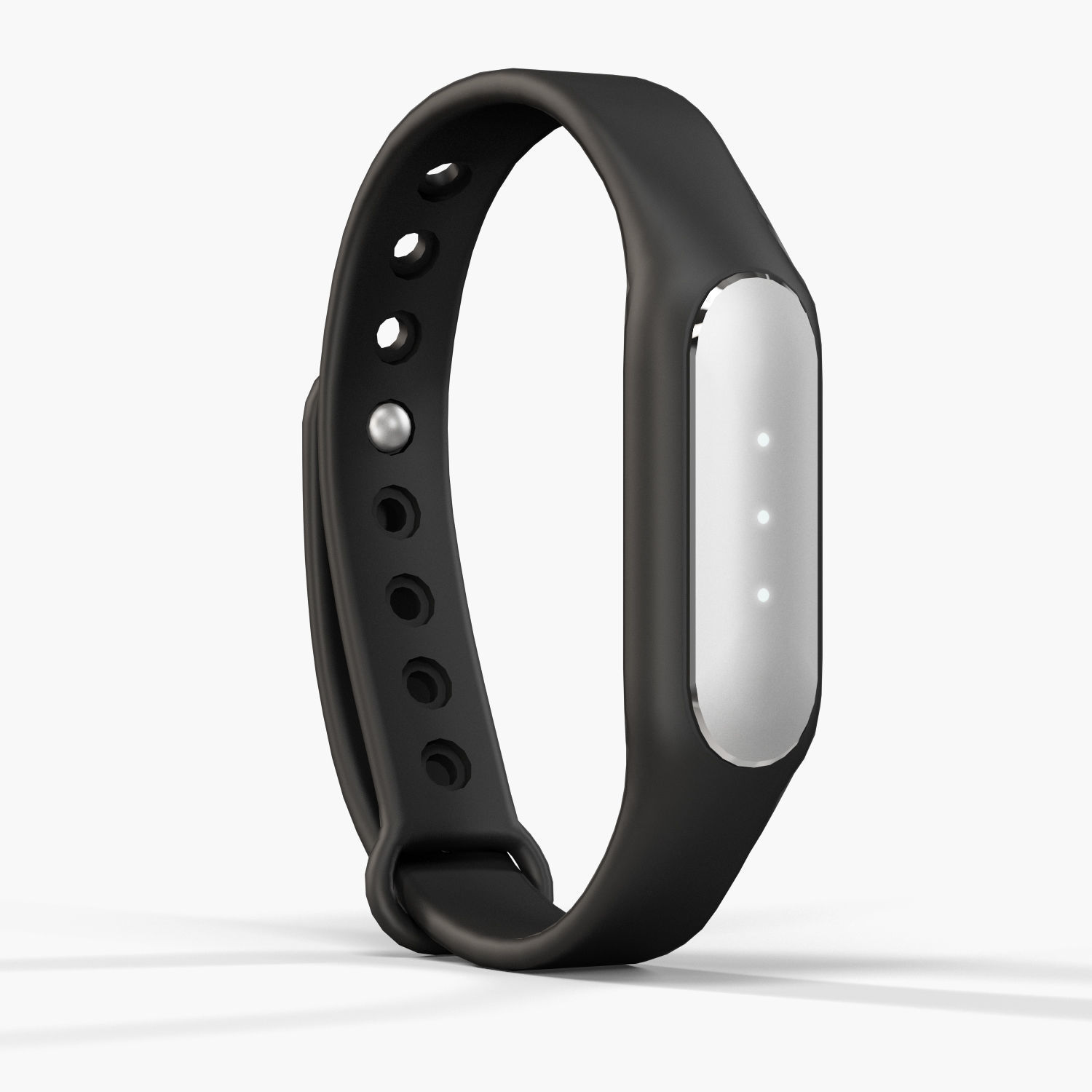 Xiaomi Mi Band Pulse 1S fitness activity tracker Low-poly 3D model_6