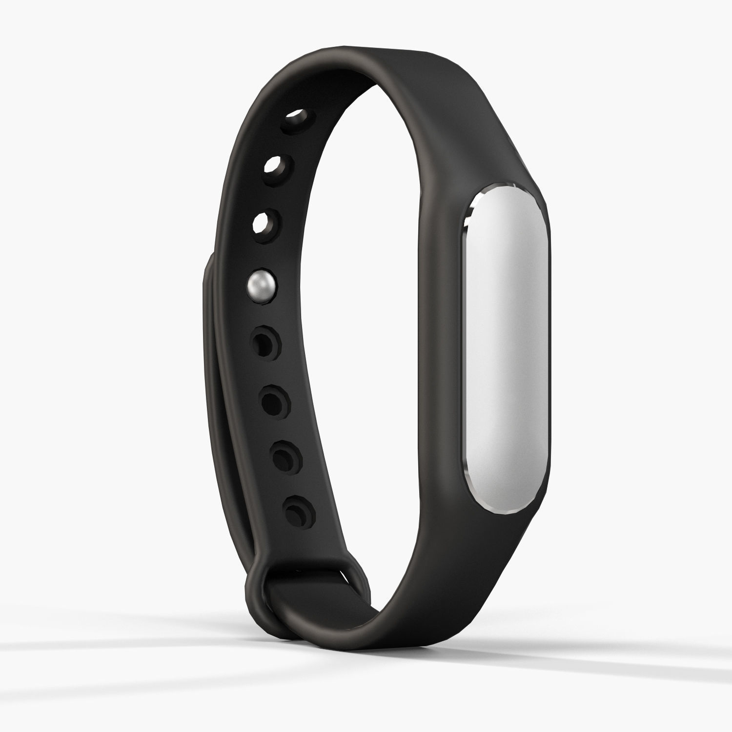 Xiaomi Mi Band Pulse 1S fitness activity tracker Low-poly 3D model_7