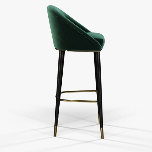 Brabbu Malay bar chair 3D model 6