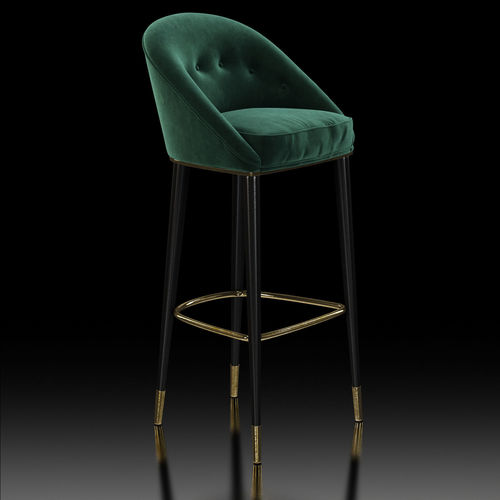 Brabbu Malay bar chair 3D model 2