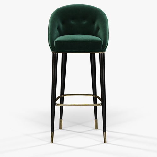 Brabbu Malay bar chair 3D model 5