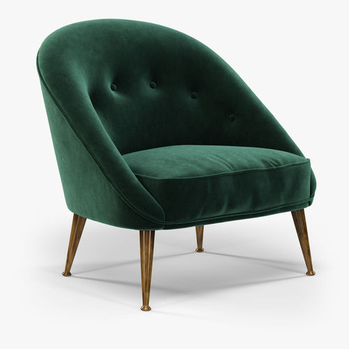 Brabbu Malay armchair sofa and bar chair 3D model 7