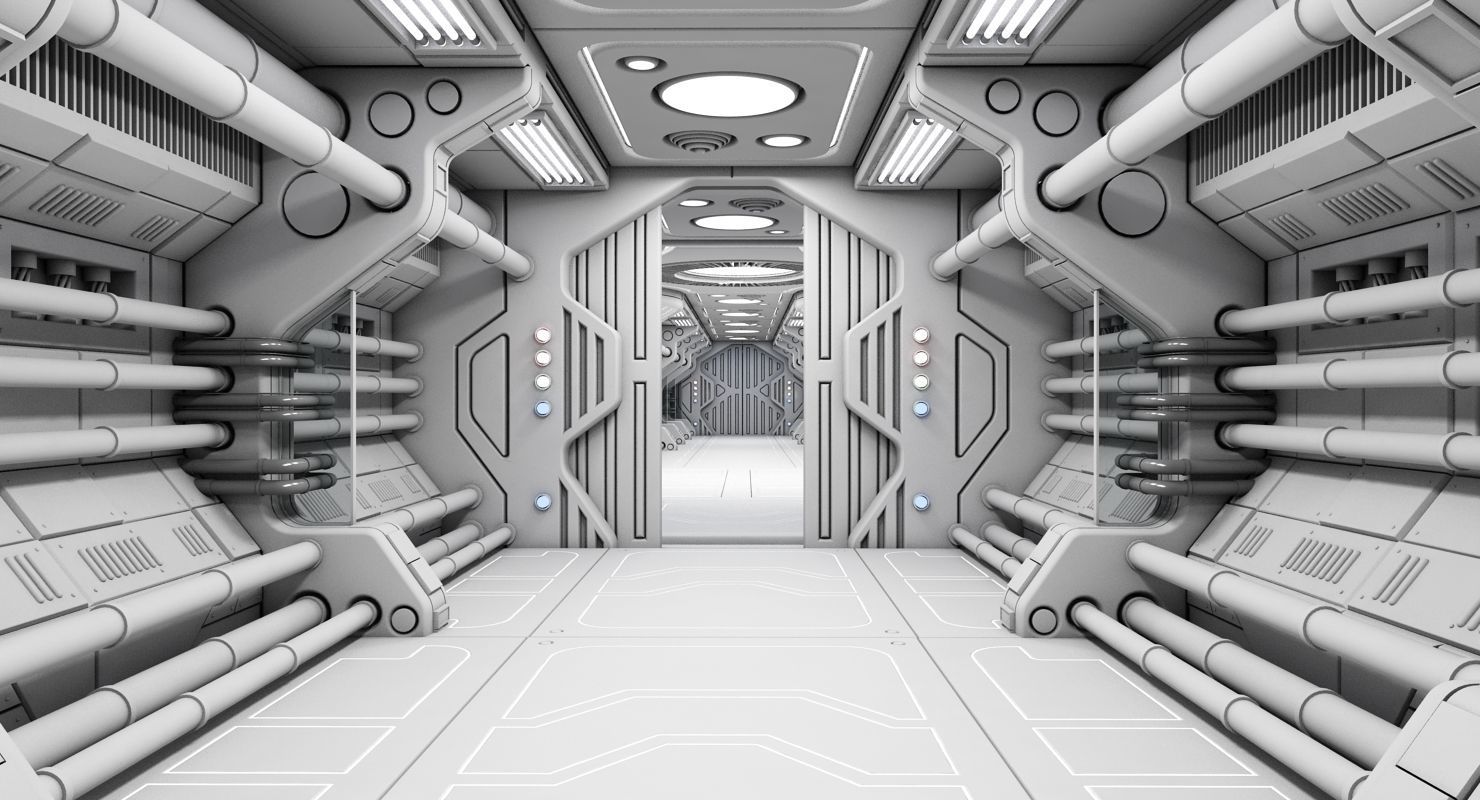 Sci Fi Interior 7 3D model_1