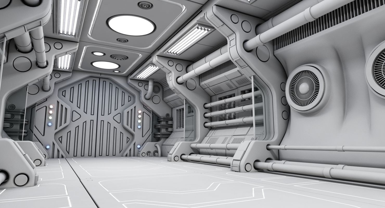 Sci Fi Interior 7 3D model_3