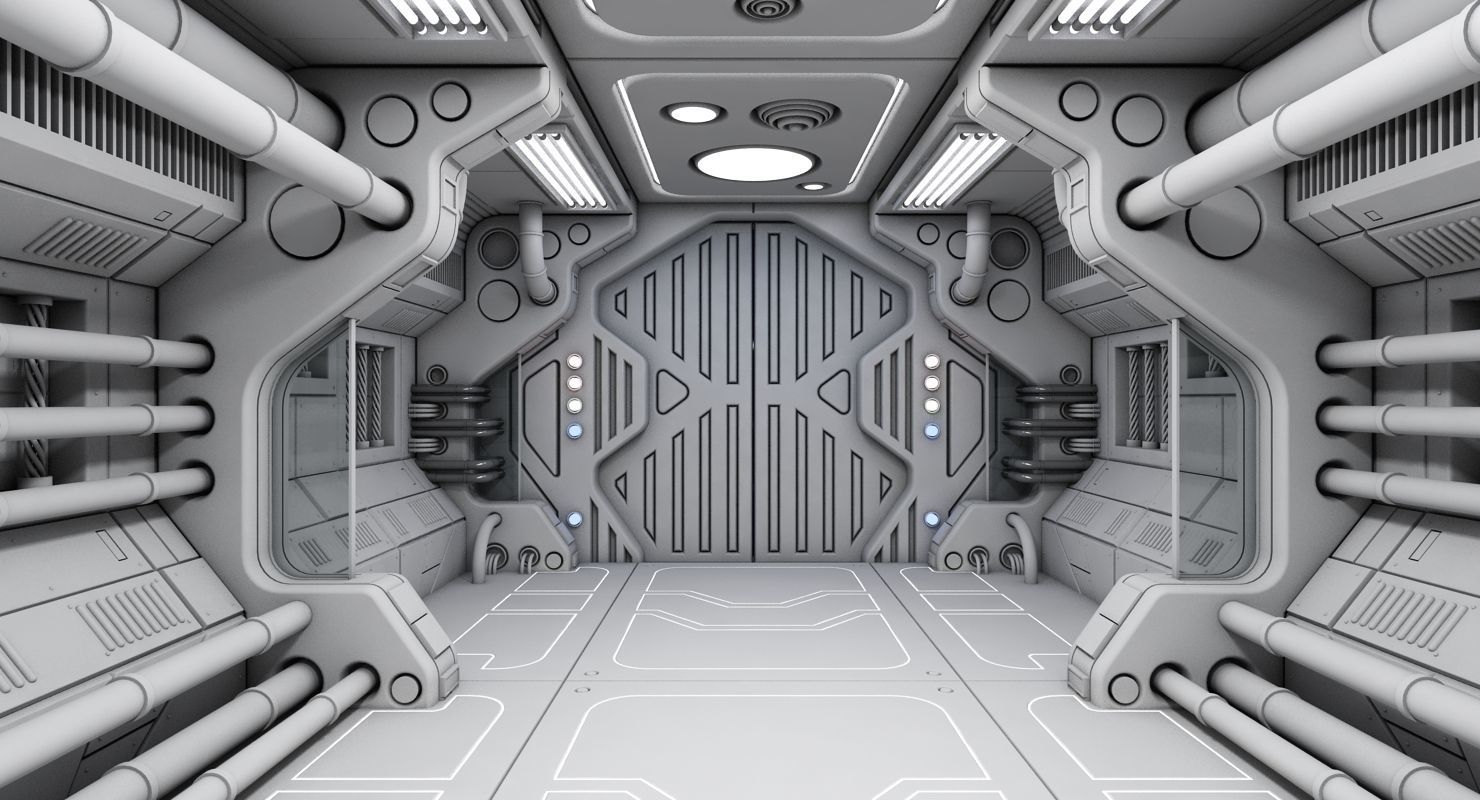 Sci Fi Interior 7 3D model_7
