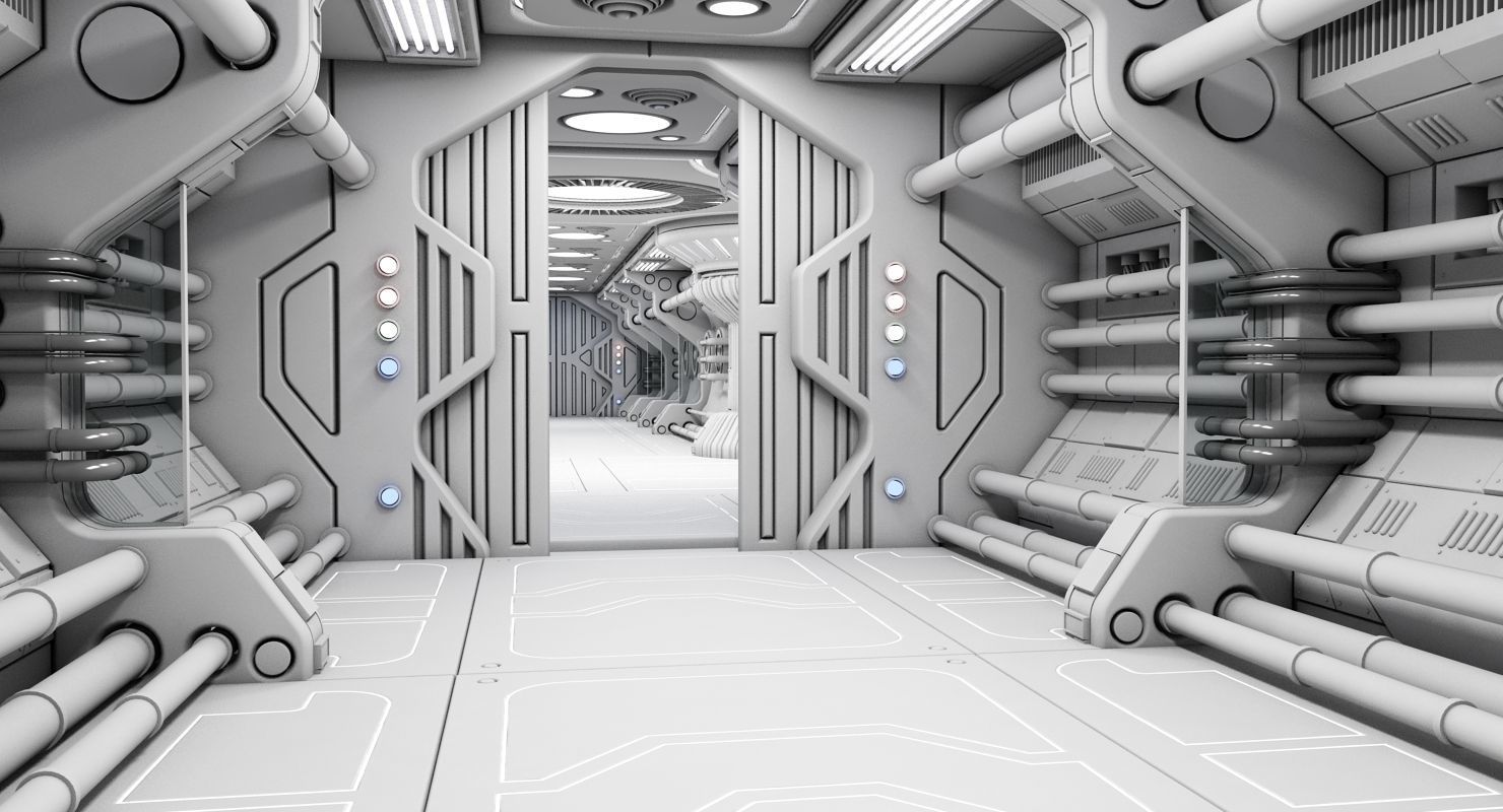 Sci Fi Interior 7 3D model_9