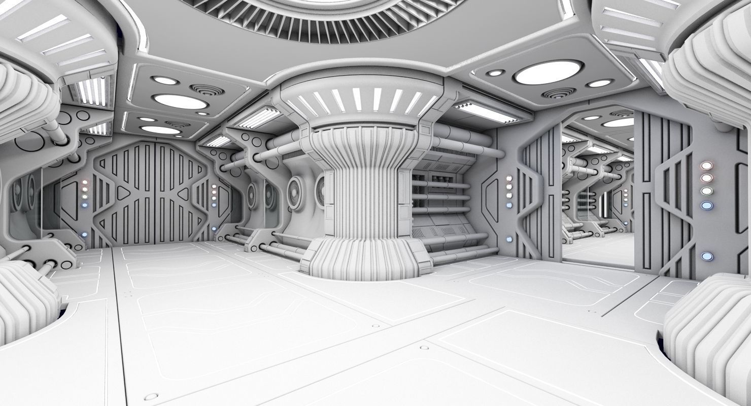 Sci Fi Interior 7 3D model_5