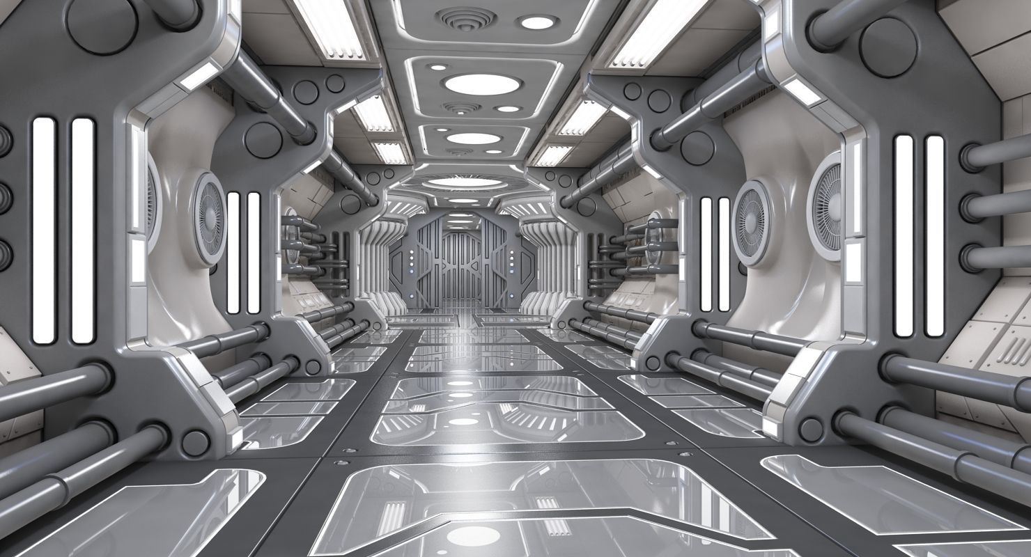 Sci Fi Interior 5 3D model_4