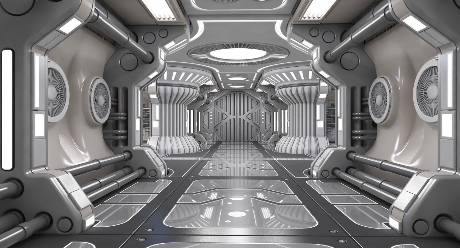 Sci Fi Interior 5 3D model_6