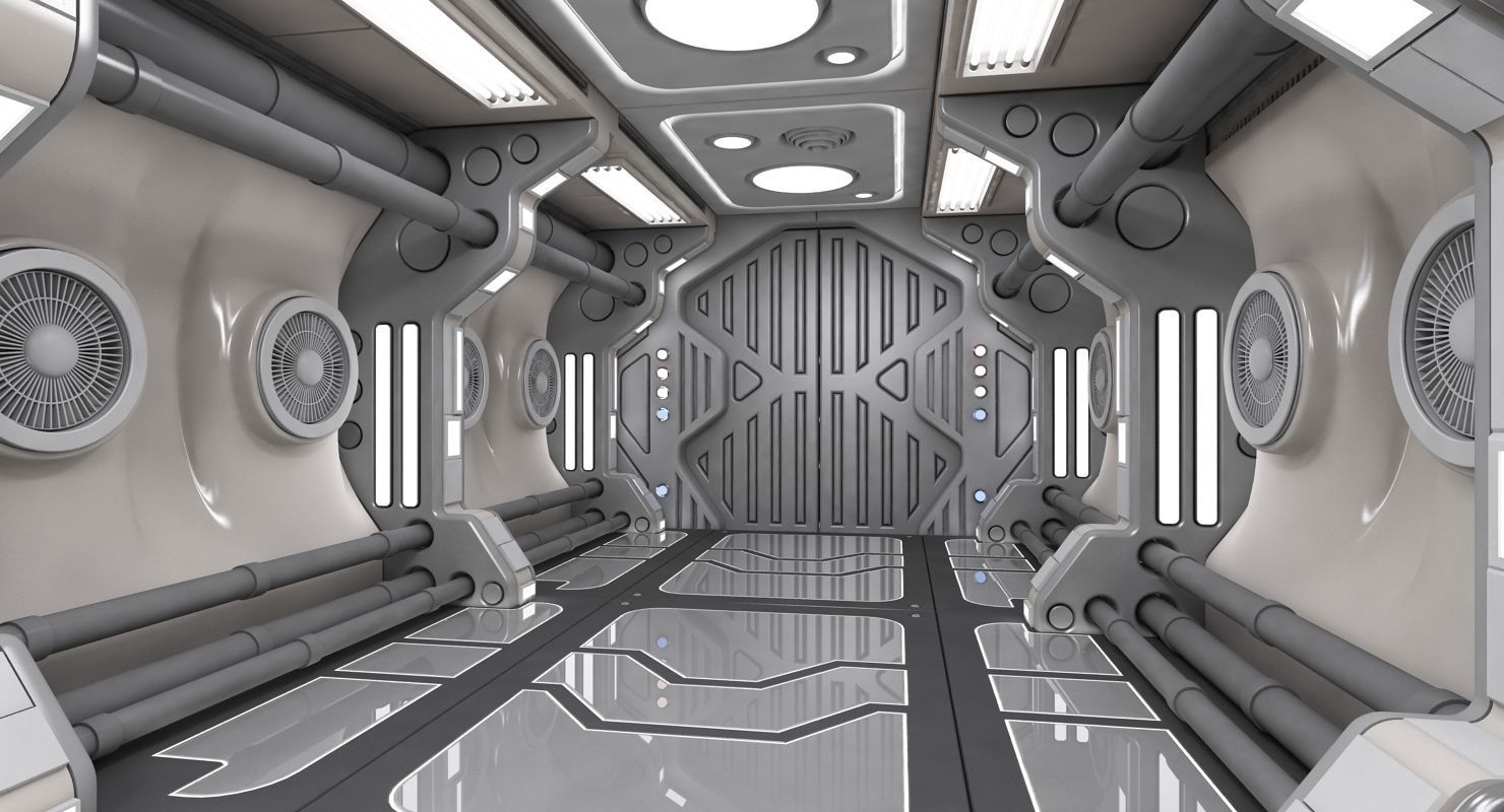 Sci Fi Interior 5 3D model_2