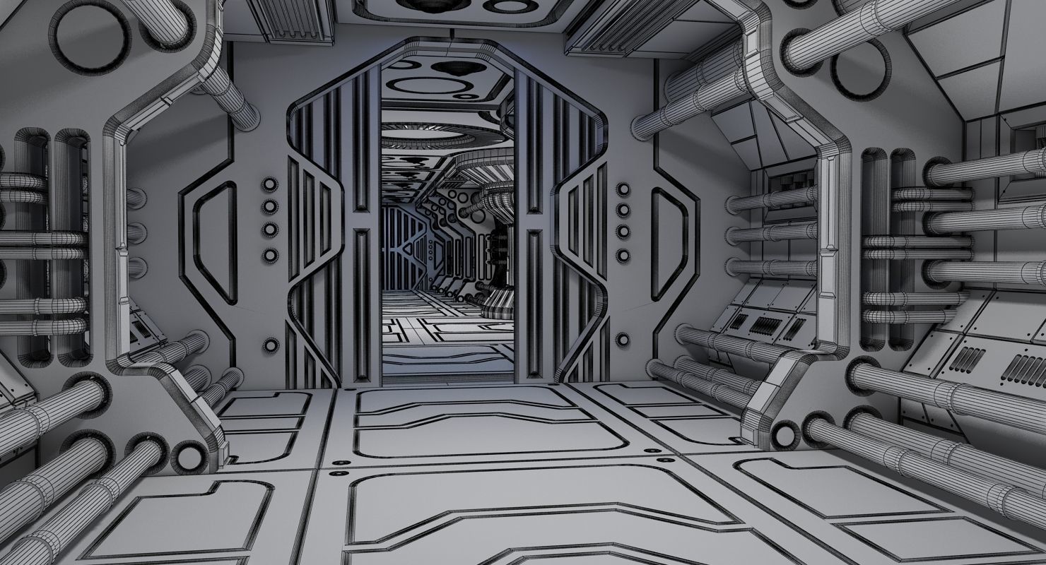 Sci Fi Interior 5 3D model_15