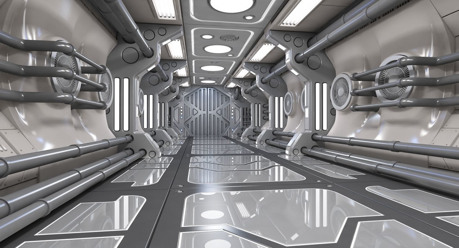 Sci Fi Interior 5 3D model_9