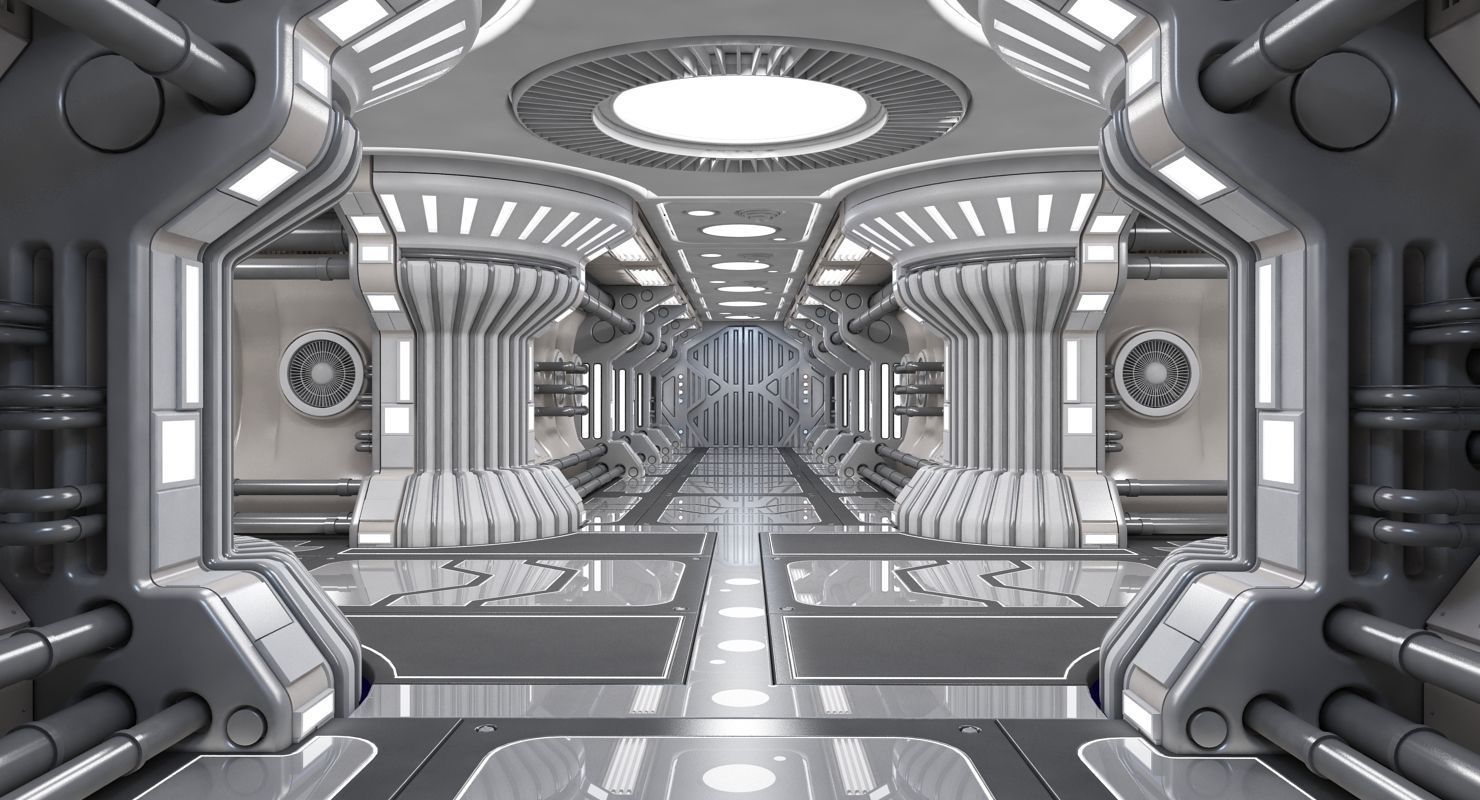 Sci Fi Interior 5 3D model_5
