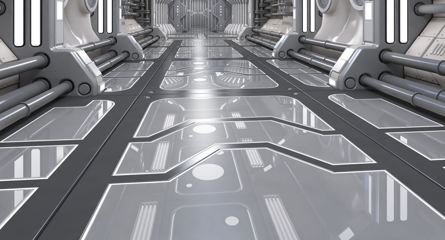Sci Fi Interior 5 3D model_12