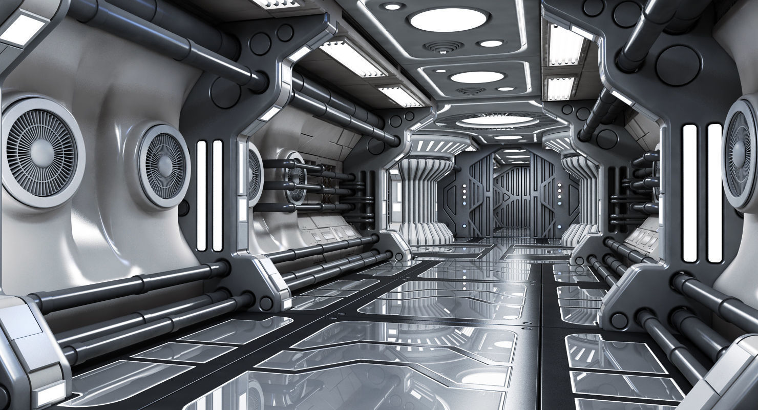 Sci Fi Interior 5 3D model_1