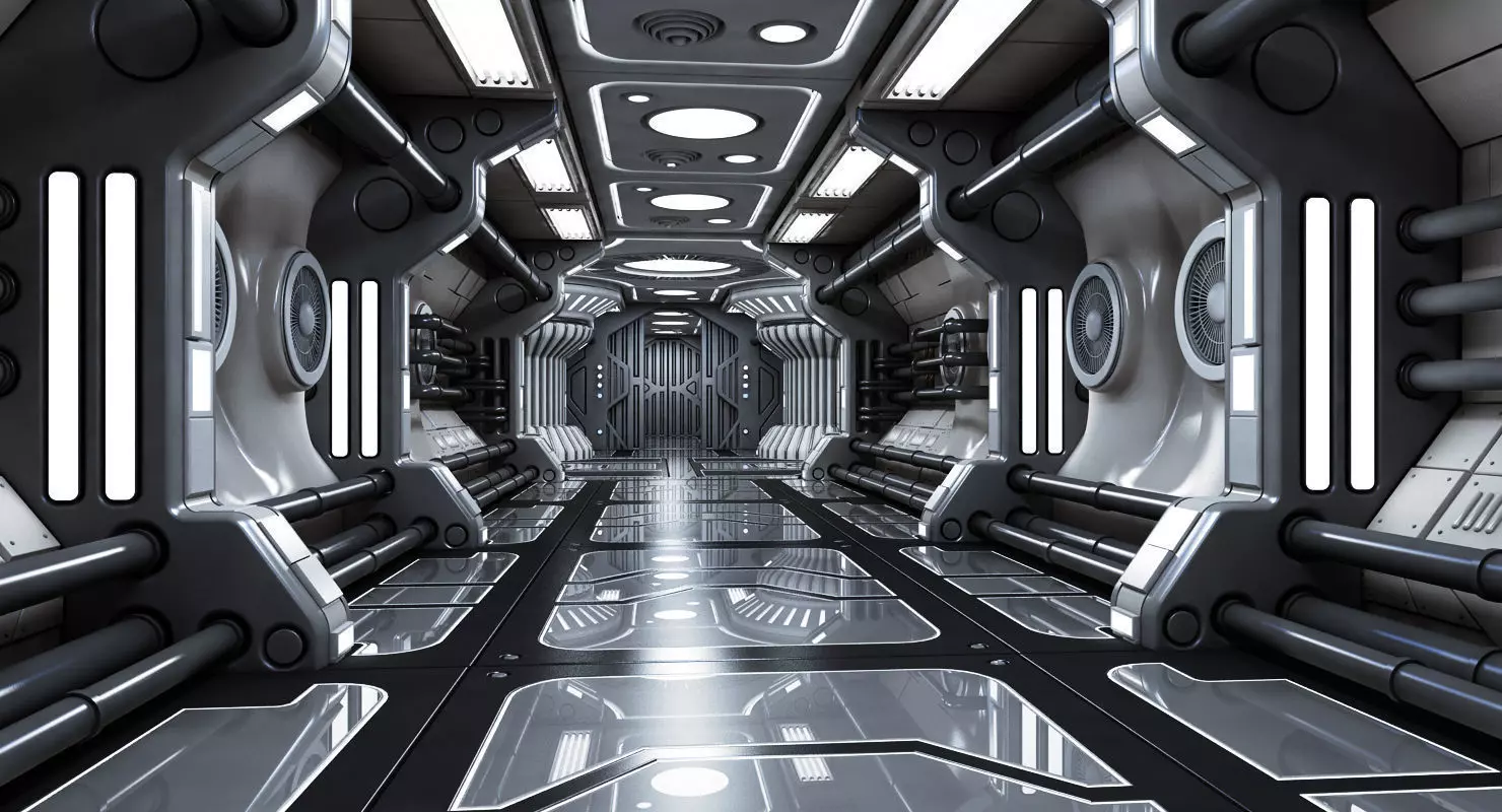 Sci Fi Interior 5 3D model_0
